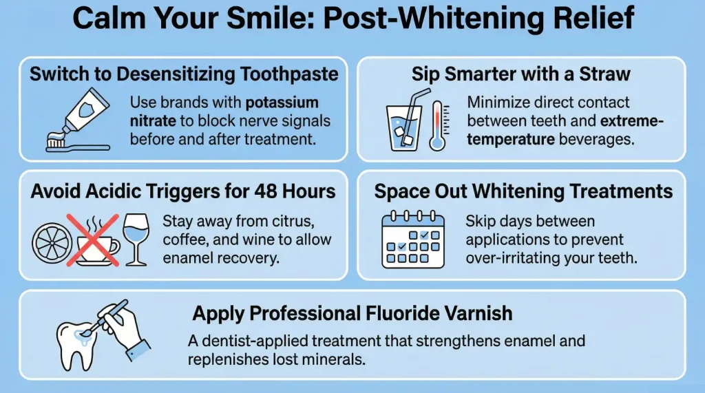 How to Manage Tooth Sensitivity After Whitening